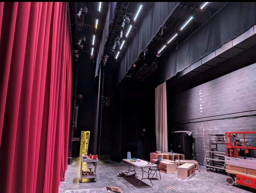 New stage curtains installed at Westridge School