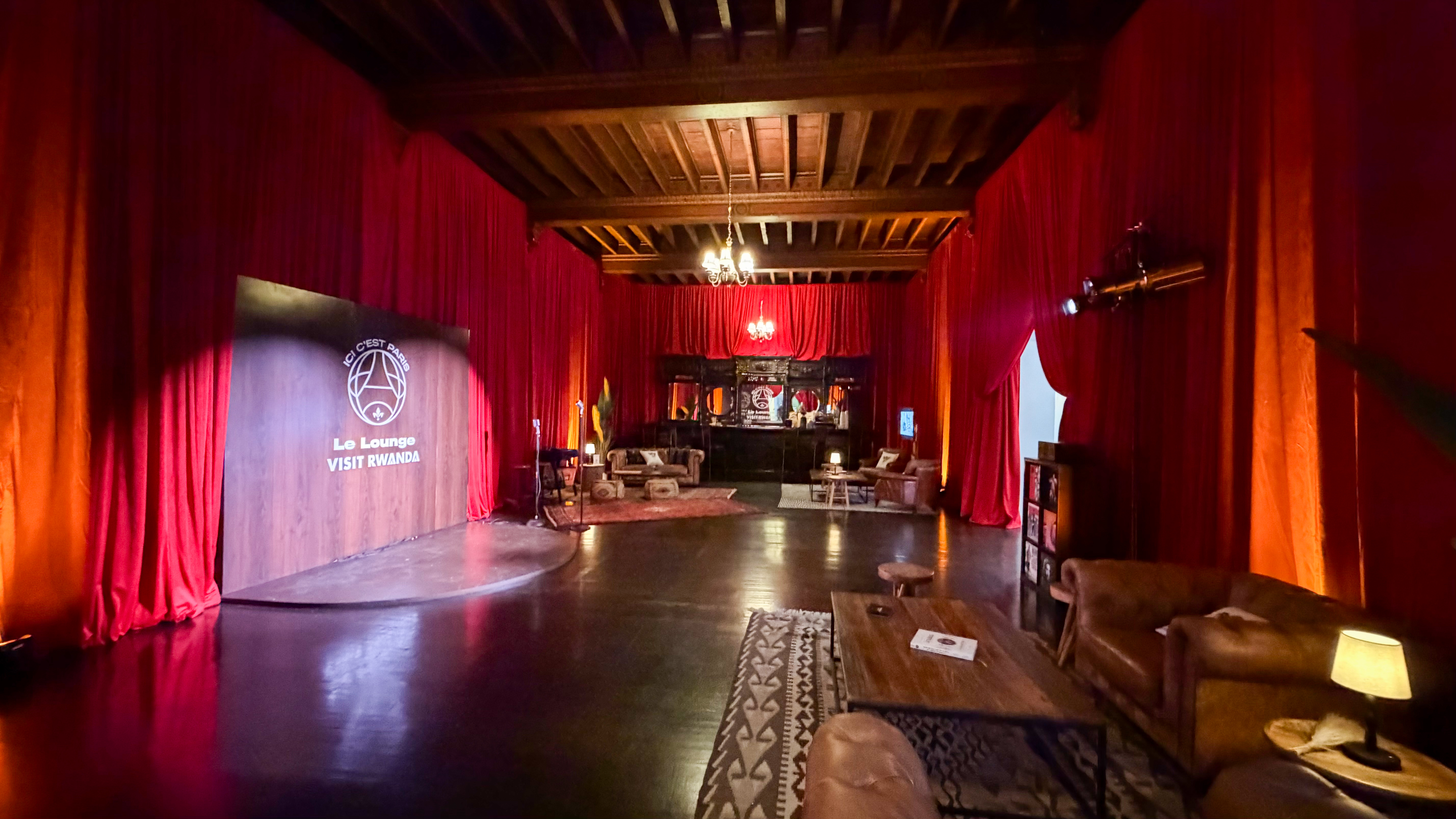 Completed Coffee House Industries event installation